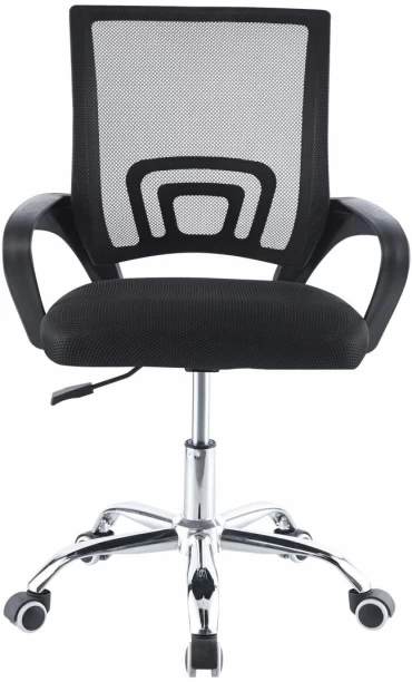 Aay Thing Office Chair Ergonomic Computer Chair Home Armchair Task Study Typist Chair Office Adjustable Arm Chair – black