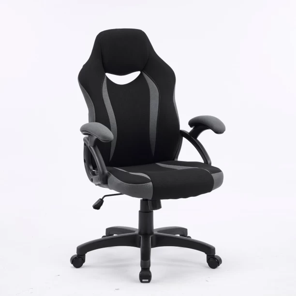 TOCC Eclipse Ergonomic Gaming Chair - Black and Grey High Back Chair – Black, Grey