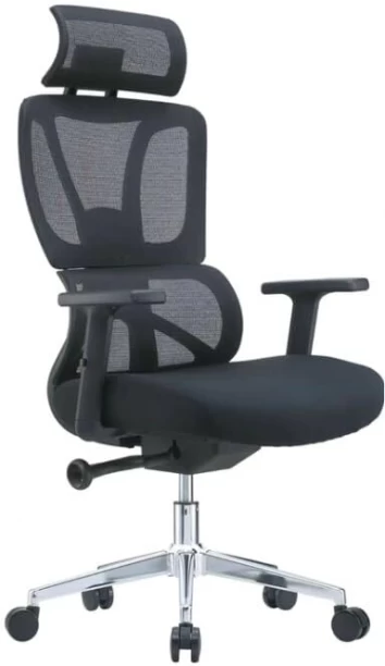 Eay Thing F16 Falcon Elite Office Adjustable Arm Chair – black