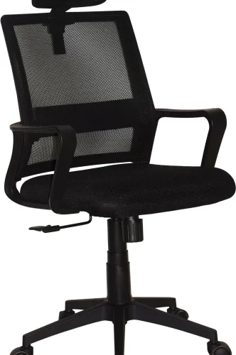 Relax Furniture Halston High Back Office Chair Office Arm Chair – Black