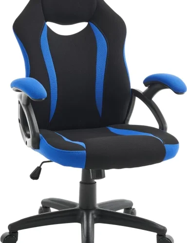 TOCC CH8000BLKBLUE Office Arm Chair – Black and Blue