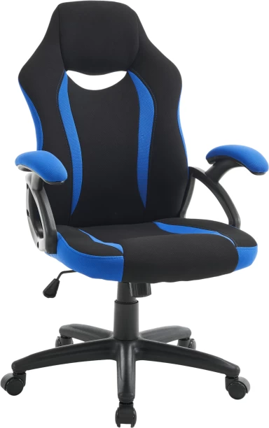 TOCC CH8000BLKBLUE Office Arm Chair – Black and Blue