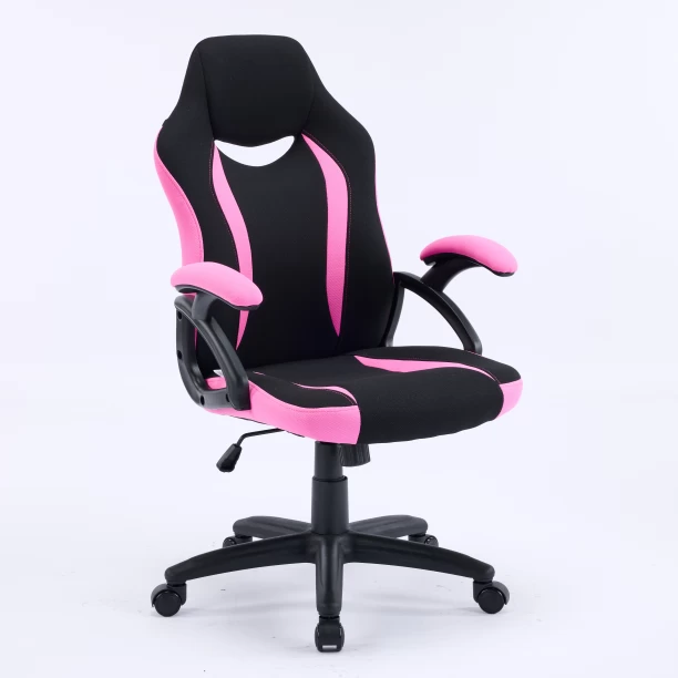 TOCC Eclipse Ergonomic Gaming Chair Office Executive Chair - Black and Pink Office Arm Chair – Black, Pink