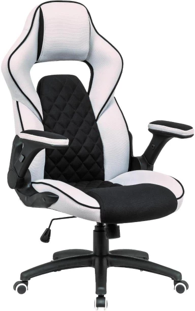 TOCC Forza Ergonomic Gaming Chair Office Adjustable Arm Chair – Black and Light Grey