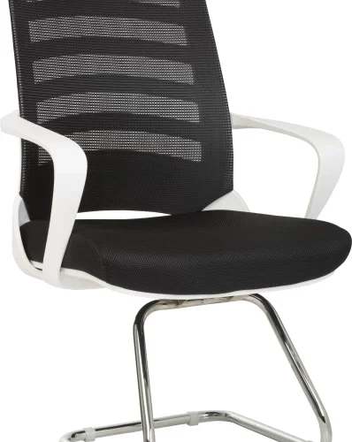 TOCC Light Night Visitors Office Chair Office Arm Chair – Black and White