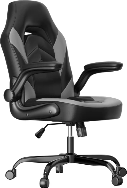 BEST HOME AND LIFE 80030balckgray Office Adjustable Arm Chair – Black