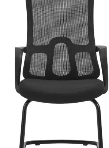 Hot Arno Mesh Visitor Office Adjustable Arm Chair – Black