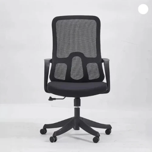 Hot Milano Ergonomic Mesh Office Adjustable Arm Chair – Black