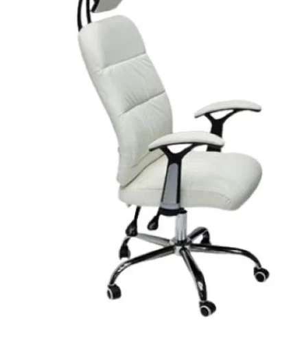 Daska C309 White Office Adjustable Arm Chair
