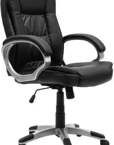 Hot Initech Office Adjustable Arm Chair – Black