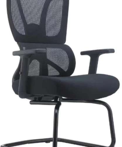 Hot Ruby Office Adjustable Arm Chair – Black