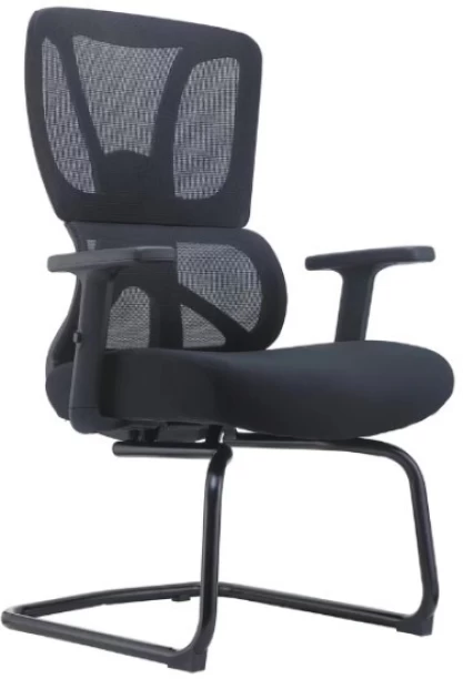 Hot Ruby Office Adjustable Arm Chair – Black