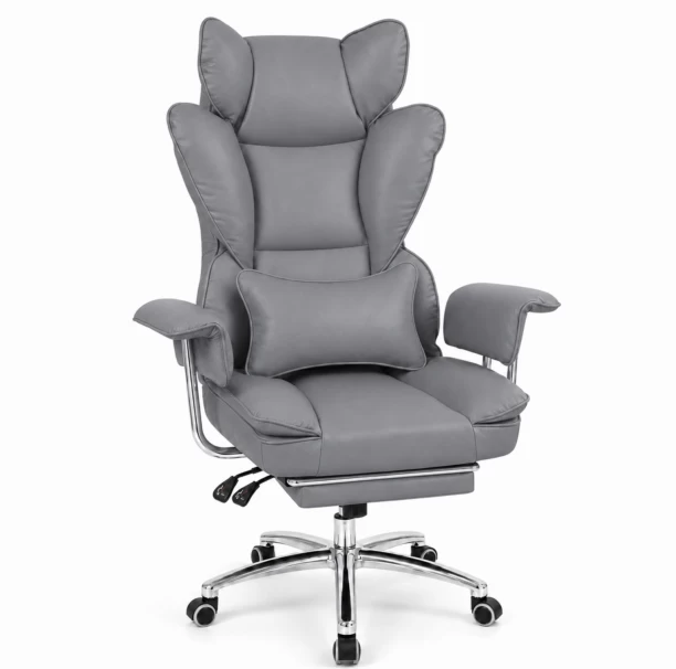 Eay Eaything Rocket Big Boss Madala With Cushion Office Executive Chair – Grey