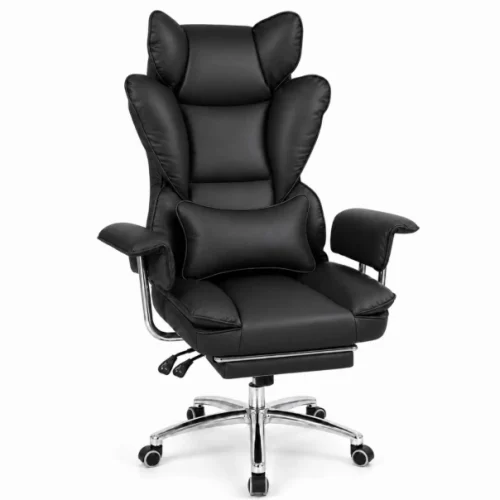 Eay Eaything Rocket Big Boss Madala With Cushion Office Executive Chair – Black