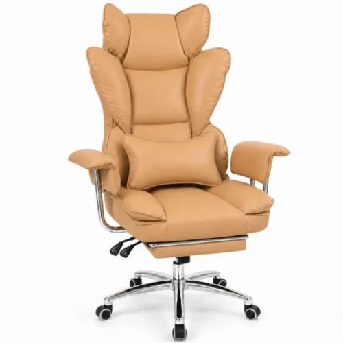 Eay Eaything Rocket Big Boss Madala With Cushion Office Executive Chair – Brown