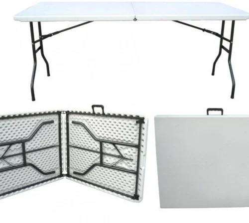 buthelezi Plastic folding table Multipurpose Table – white