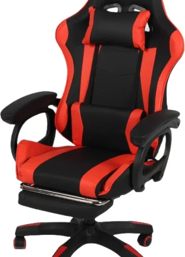 Vegas Massage Gaming High Back Chair – Red,Black