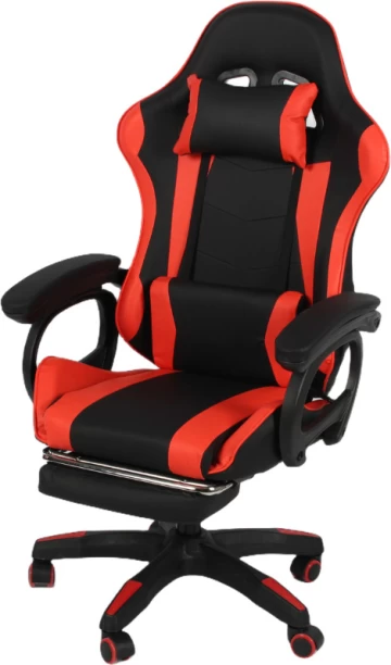 Vegas Massage Gaming High Back Chair – Red,Black