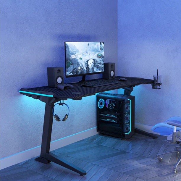 Import GET119X-L Multipurpose Table – Black - Image 2