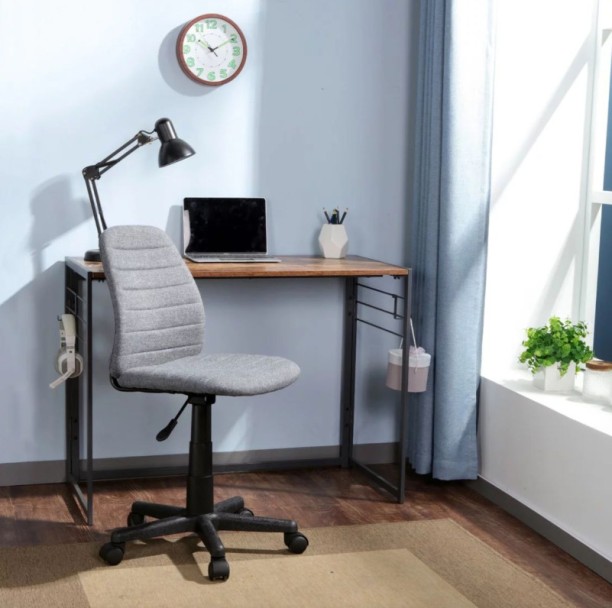 VIVIDITTO Kaelin Desk for Home Office and Study, Folding Multipurpose Table – BROWN - Image 2