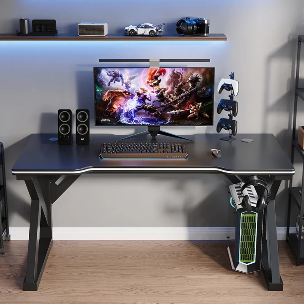 Deli Gaming Study Table – Black - Image 3