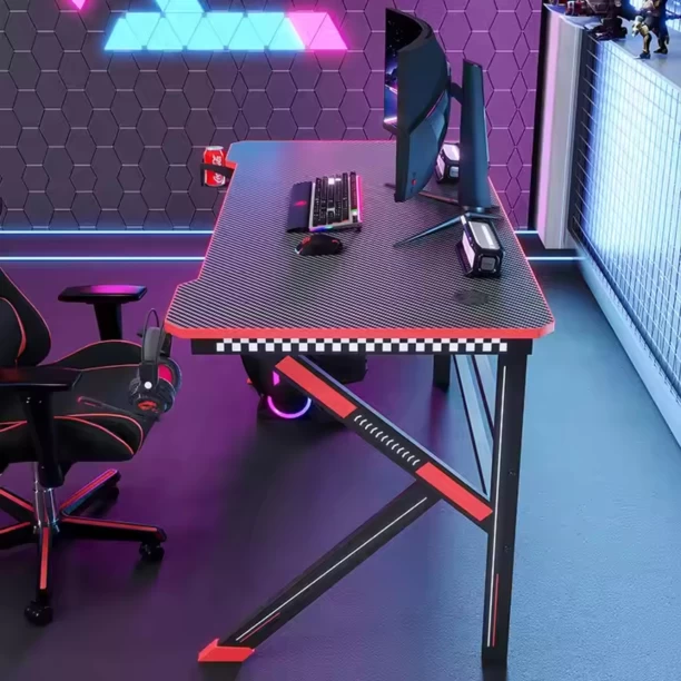 GameTech Gaming Study Table – Black - Image 4