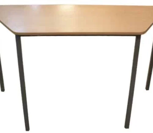 VIVIDITTO Trapezoidal Table (MDF) Multipurpose Table – BROWN