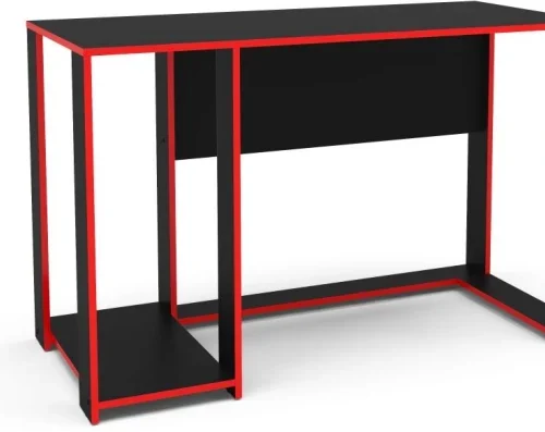 Gaming Desk 458719DG Multipurpose Table – black, red