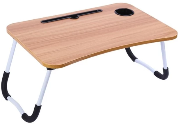 Dmart Laptop Stand Desk for Bed & Sofa Multipurpose Table – Brown