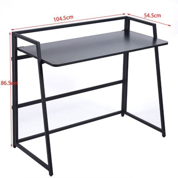 Deals online Portable Desk Computer Table Study Workstation for Home Office Study Table – Black - Image 6
