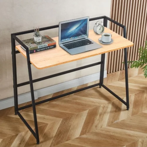 Deals online Portable Desk Computer Table Study Workstation for Home Office Study Table – Grey Wood