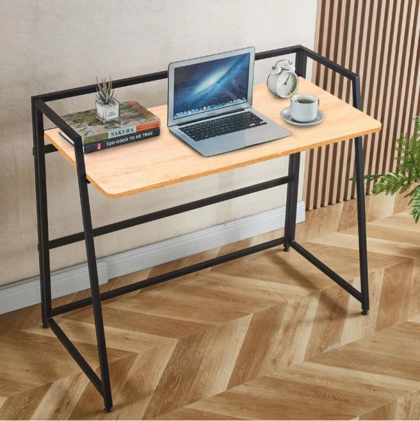 Deals online Portable Desk Computer Table Study Workstation for Home Office Study Table – Grey Wood