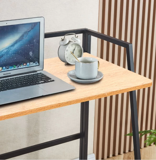 Deals online Portable Desk Computer Table Study Workstation for Home Office Study Table – Grey Wood - Image 4