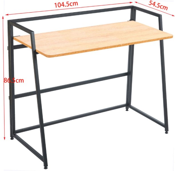 Deals online Portable Desk Computer Table Study Workstation for Home Office Study Table – Grey Wood - Image 5
