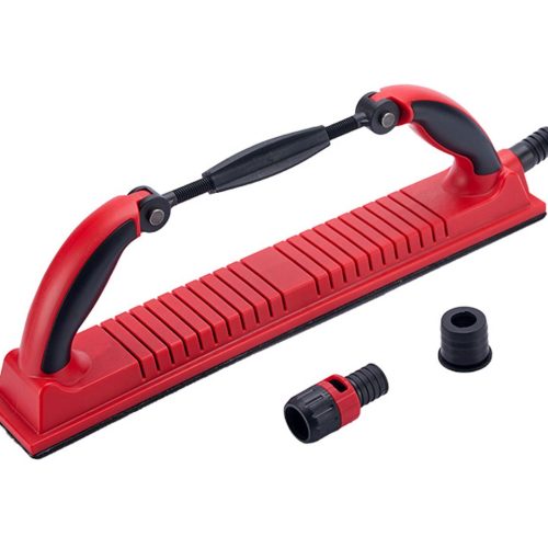 SUNNYPADS Hand Sanding Block, Grip, Red, Flexible Grip, 70mmx400mm