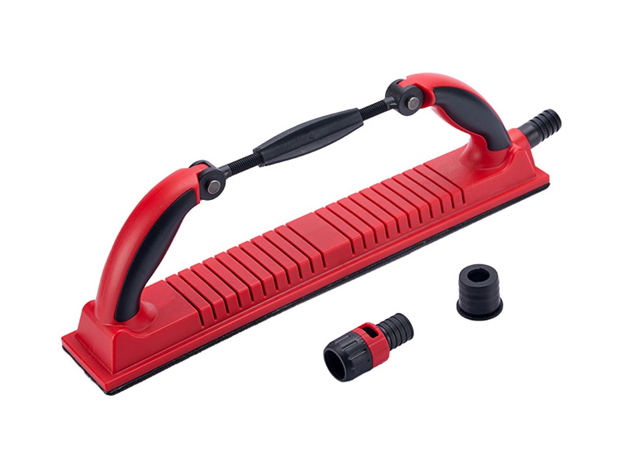SUNNYPADS Hand Sanding Block, Grip, Red, Flexible Grip, 70mmx400mm
