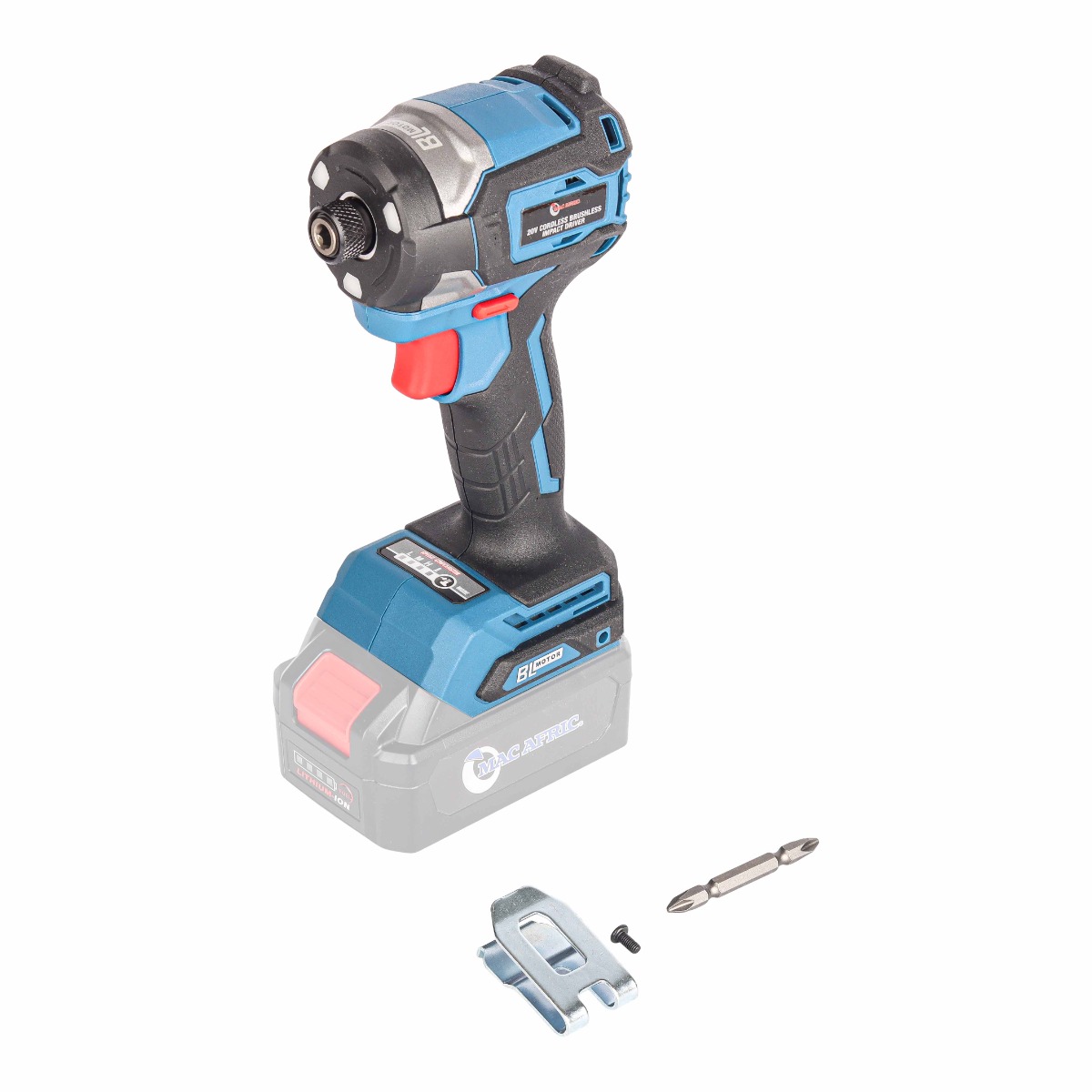 MAC AFRIC 20V Cordless Brushless Impact Driver (Tool Only) - Image 4
