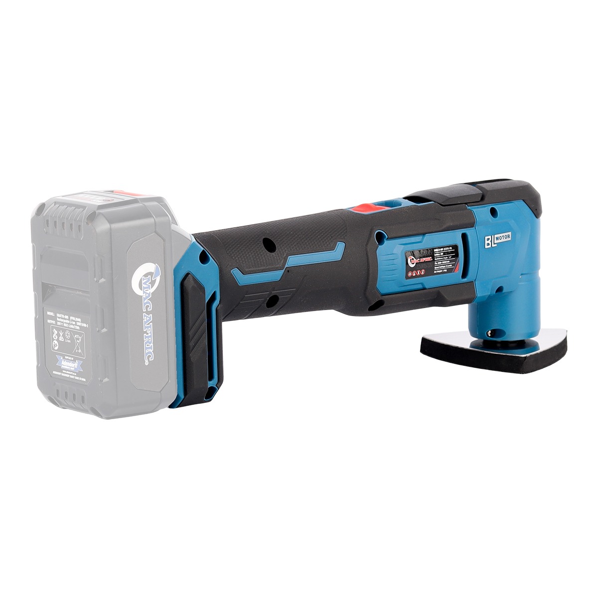 MAC AFRIC 20V Cordless Brushless Oscillating Multi Tool - Image 2