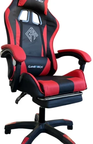 GameTech Gaming Chair - Office Arm Chair – Red,Black