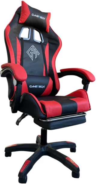 GameTech Gaming Chair - Office Arm Chair – Red,Black