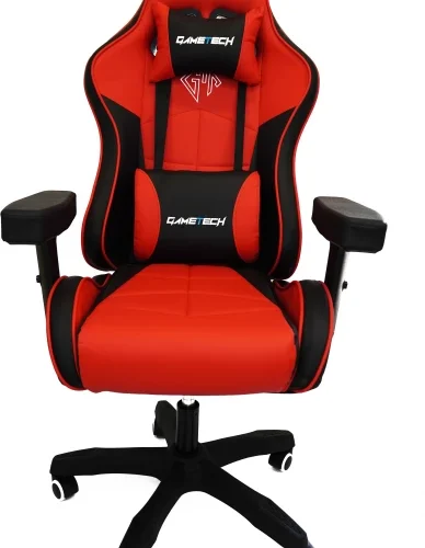 GameTech Premium Gaming Chair (021) - Office Executive Chair – Red