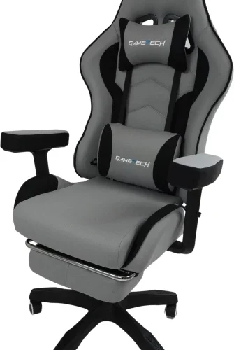 GameTech Premium Gaming Chair (023) - Study Arm Chair – Grey