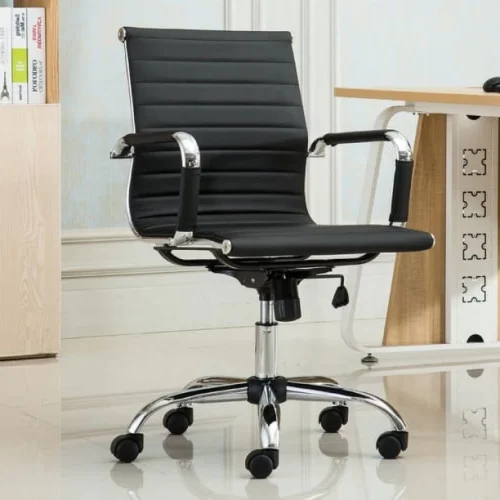 Designer Concepts Maddox Office Chair Office Adjustable Arm Chair – Black