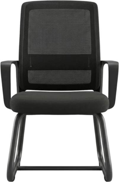 SMTE FU9101 Office Visitor Chair – BLACK