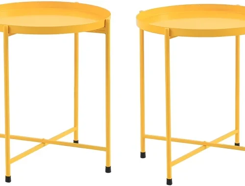 SMTE Coffee Table Multipurpose Table – Yellow