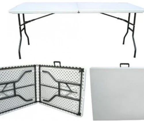 Plastic Folding Table 06011 Multipurpose Table – White