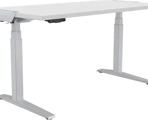 Unique Height Adjustable Desk White Office Table