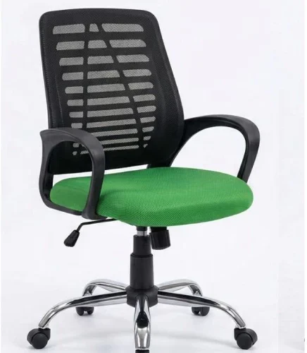 Durable Furniture Victory Mesh Back Ergonomic Office Chair Office Adjustable Arm Chair – Green & Black