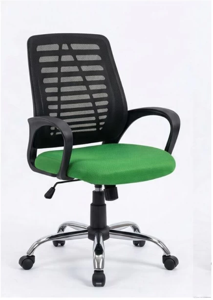 Durable Furniture Victory Mesh Back Ergonomic Office Chair Office Adjustable Arm Chair – Green & Black