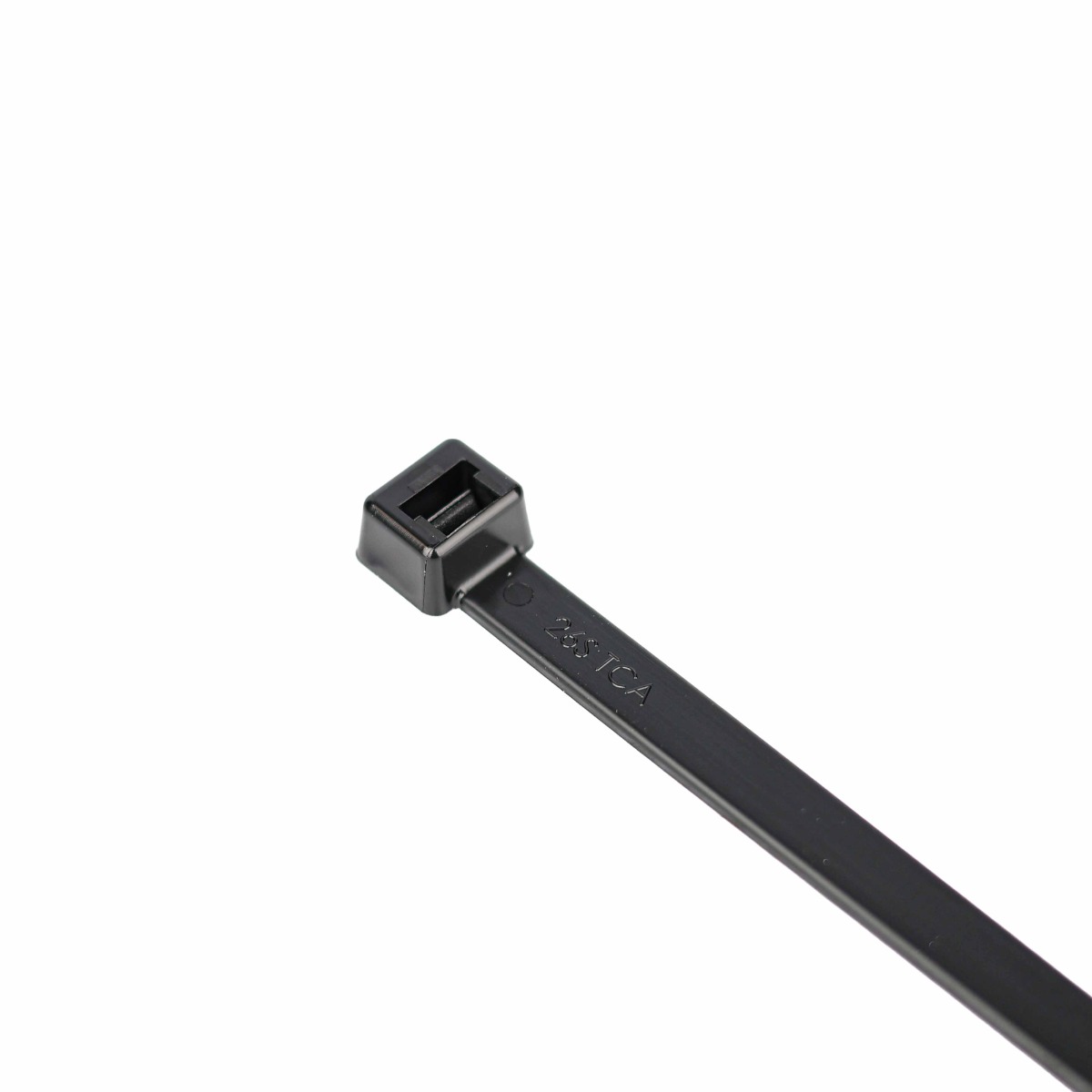 50pce 390x7.8mm Black Cable Ties
